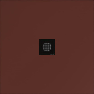 Sprchová vanička čtvercová Polysan Flexia 90x90 cm litý mramor hnědá 71546.71