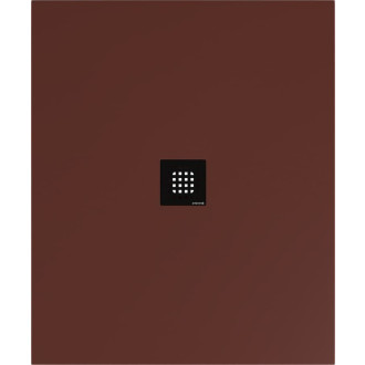 Sprchová vanička obdélníková Polysan Flexia 120x100 cm litý mramor hnědá 71563.71