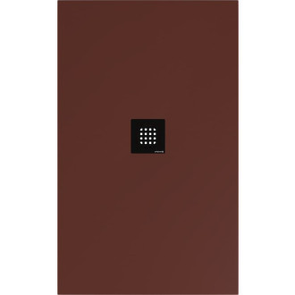 Sprchová vanička obdélníková Polysan Flexia 130x80 cm litý mramor hnědá 72899.71
