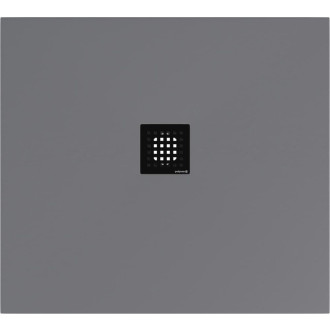 Sprchová vanička obdélníková Polysan Flexia 100x90 cm litý mramor šedá 72925.31