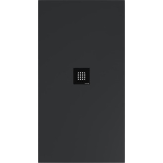 Sprchová vanička obdélníková Polysan Flexia 150x80 cm litý mramor antracit 72901.51