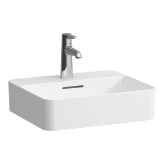 Umyvadlo na desku Laufen Val 45x38 cm mat otvor pro baterii uprostřed H8122807571041