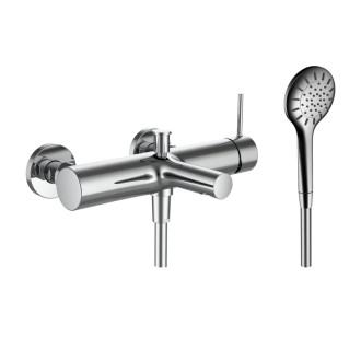 Vanová baterie Laufen Twinplus Slim se sprchovým setem 150 mm chrom HF505460100600