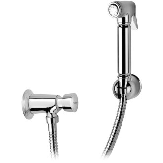 TEMPOR samouzavírací nástěnný ventil s bidetovou sprškou, chrom 56649