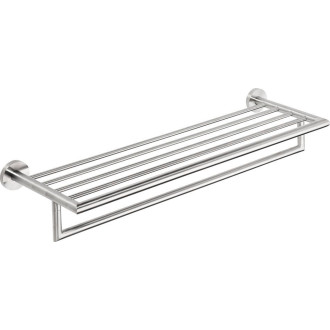 X-STEEL polička na ručníky s hrazdou, nerez mat XS406
