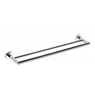 X-ROUND dvojitý držák ručníků 600x121mm, chrom XR401