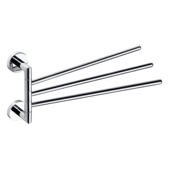 X-ROUND trojitý držák ručníků otočný 380mm, chrom XR407