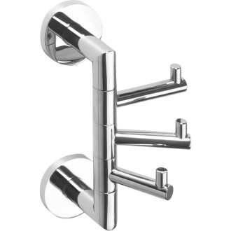 X-ROUND trojháček otočný, chrom XR211