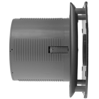X-MART 12H koupelnový ventilátor axiální s automatem, 20W, potrubí 120, nerez mat 1054000