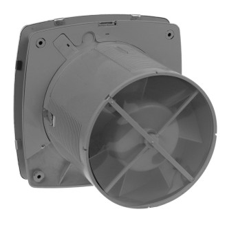 X-MART 12H koupelnový ventilátor axiální s automatem, 20W, potrubí 120, nerez mat 1054000