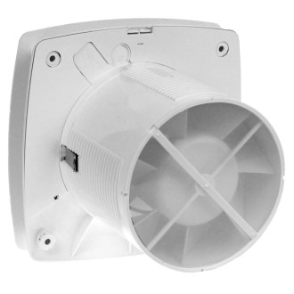 X-MART 10T koupelnový ventilátor axiální s časovačem, 15W, potrubí 100mm, bílá 1011000
