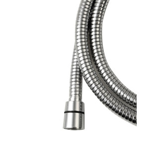LUX kovová sprchová hadice, roztažitelná 150-180cm, chrom FSACC293