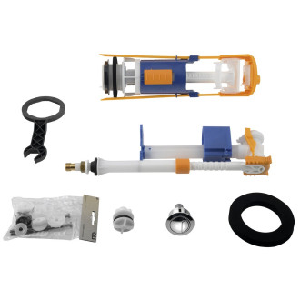 Splachovací souprava, spodní napouštění 1/2", chrom 750990