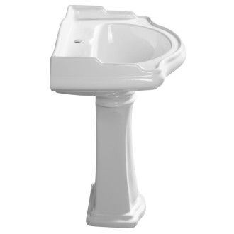 RETRO universální keramický sloup k umyvadlům 56,69,73cm, bílá 107001