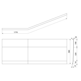 TIGRA L 170 panel čelní 90312