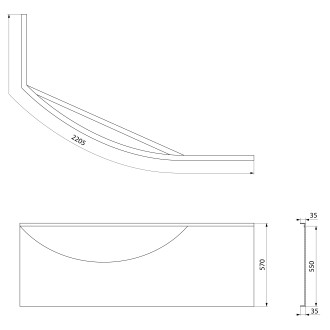 MAMBA R 160 panel rohový 28312
