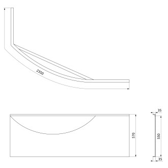 MAMBA R 170 panel rohový 77312