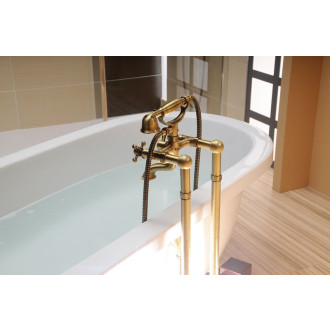 ANTEA nástěnná vanová baterie kompletní, bronz 3016