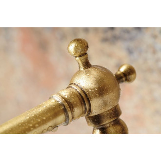ANTEA stojánková dřezová baterie s retro hubicí, bronz 3126