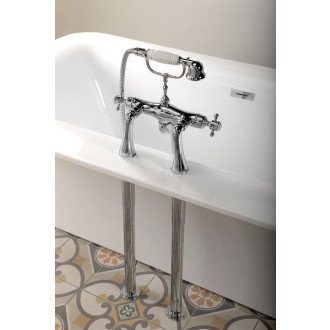 ANTEA připojení pro instalaci vanové baterie na okraj vany (pár), bronz 9856