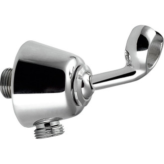 Držák sprchy kulatý otočný, s vyústěním, chrom SUP4B