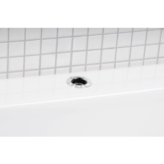 Sprchová průchodka na okraj vany včetně hadice  F1/2"-M3/8", kulatá, chrom 1205-04