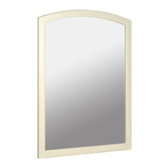 RETRO zrcadlo v dřevěném rámu 650x910mm, starobílá 1685