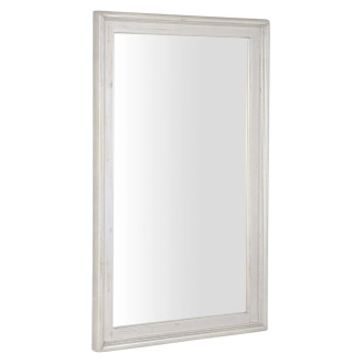 RETRO zrcadlo v dřevěném rámu 700x1150mm, starobílá 1686