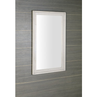 RETRO zrcadlo v dřevěném rámu 700x1150mm, starobílá 1686