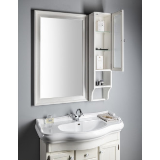 RETRO skříňka k zrcadlu 25x115x20cm, pravá, starobílá 1688