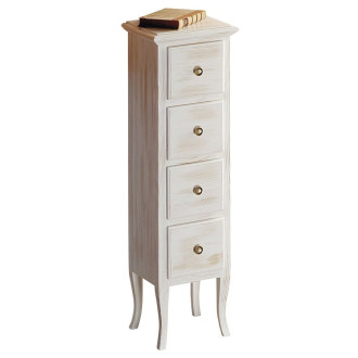 RETRO skříňka 35x119x33cm, starobílá 1694