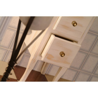 RETRO skříňka 35x119x33cm, starobílá 1694