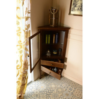 RETRO skříňka rohová 60x120x47cm, buk, levá 1701