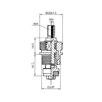 Uzavírací klasický vršek 3/8" P Myjava 1503995