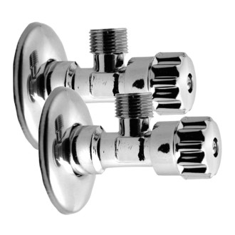 MULTITURN rohový ventil 1/2"x3/8", pár, chrom 5316
