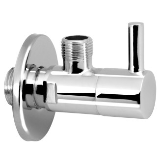 Rohový ventil 1/2"x3/8", kulatý, chrom 5317