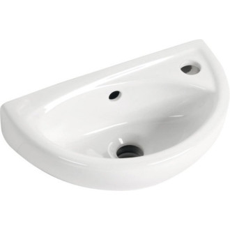 OVAL keramické umývátko 39x23cm, bílá TP040