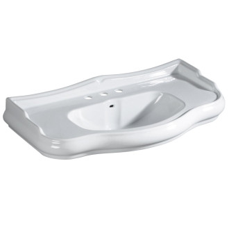 RETRO keramické umyvadlo 100x54,5cm, 3 otvory, bílá 105001-3