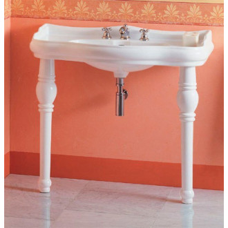RETRO keramické umyvadlo 100x54,5cm, 3 otvory, bílá 105001-3