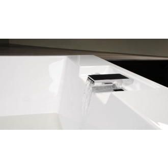 Výtoková hubice na okraj vany, šířka 130mm, chrom BD31451