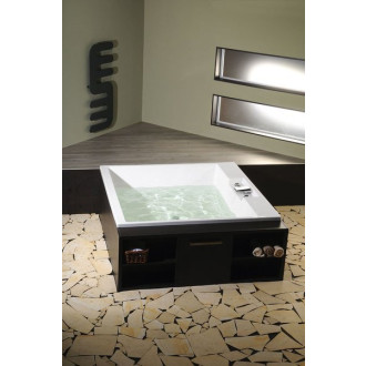 Výtoková hubice na okraj vany, šířka 130mm, chrom BD31451