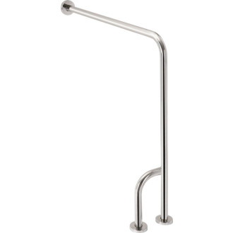 HANDICAP opěrné madlo LEVÉ 800x850mm, nerez lesk XH526
