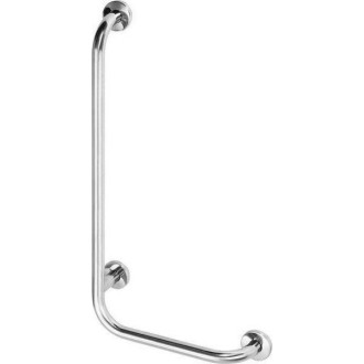 HANDICAP nástěnné madlo LEVÉ 810x550mm, nerez lesk XH522