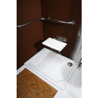 HANDICAP madlo do sprchy 670x670mm, bílá XH544W