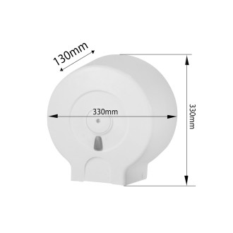 Zásobník na toaletní papír max. ? 29cm, ABS, bílá 608