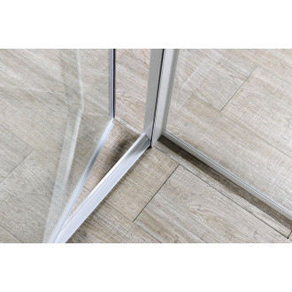 AMICO sprchové dveře výklopné 1040-1220x1850mm, čiré sklo G100