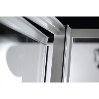 AMICO sprchové dveře výklopné 1040-1220x1850mm, čiré sklo G100