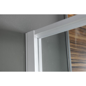 AMICO sprchové dveře výklopné 1040-1220x1850mm, čiré sklo G100