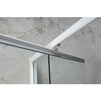AMICO sprchové dveře výklopné 1040-1220x1850mm, čiré sklo G100