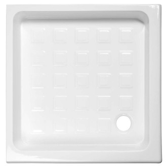 RETRO keramická sprchová vanička, čtverec 90x90x20cm, bílá 133801